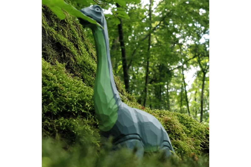 Diplodocus de fusta Wudimals