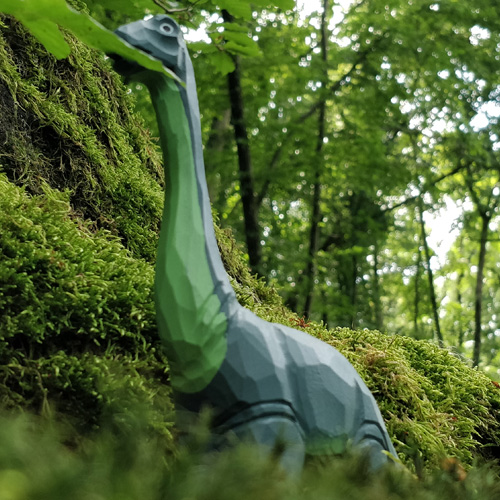 Diplodocus de fusta Wudimals