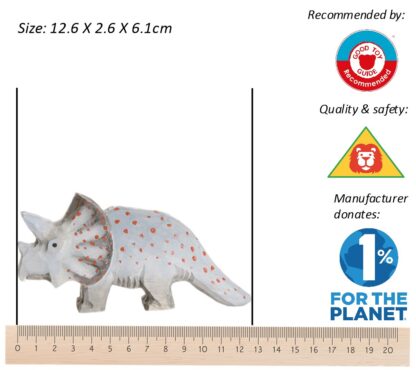 Triceratops de fusta Wudimals