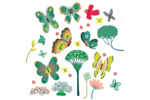 STICKERS PER LA FINESTRA PAPALLONES