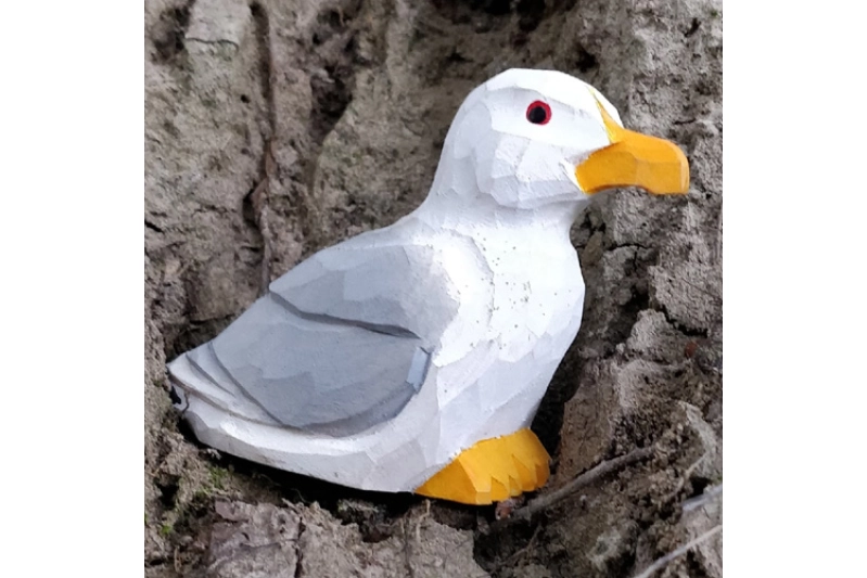 Gaviota de madera Wudimals