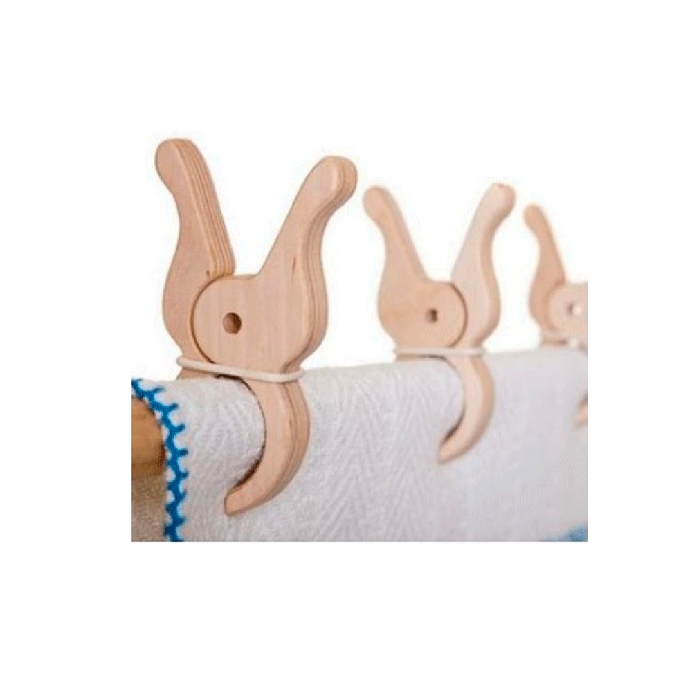 Pinces gegants de fusta