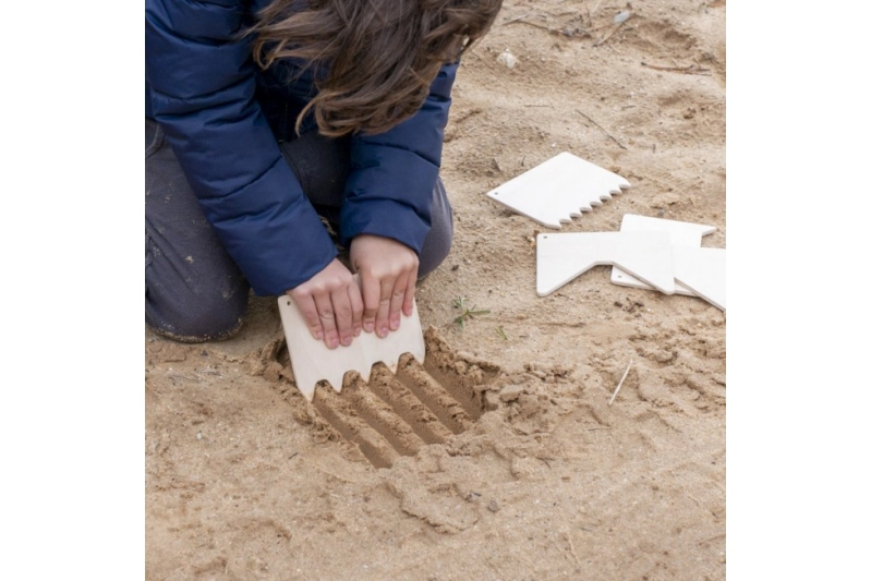 5 pintes de fusta per a la sorra