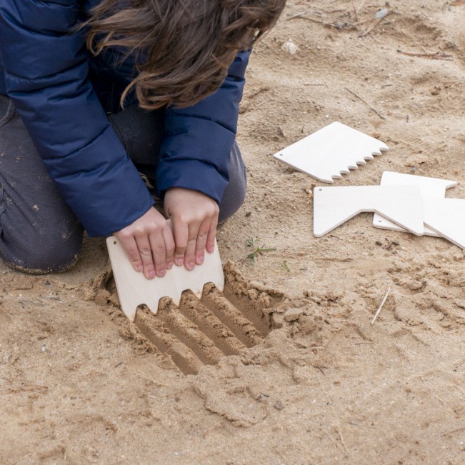 5 pintes de fusta per a la sorra