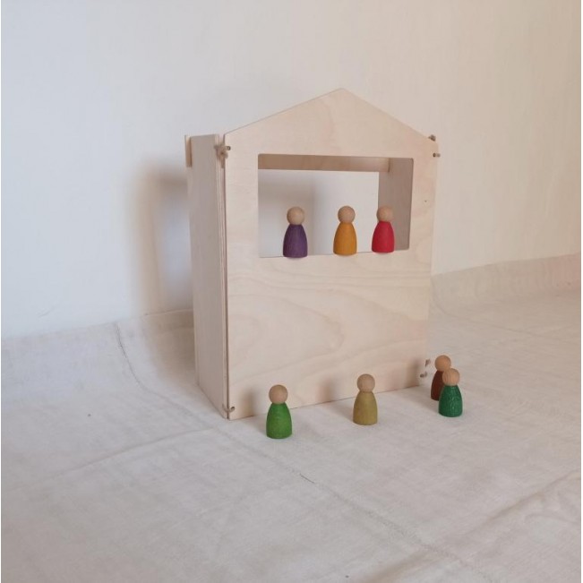 Teatro de marionetas de sobremesa