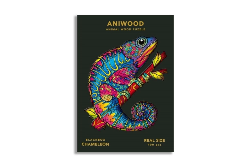 PUZLE ANIWOOD CAMALEÓN 100 piezas