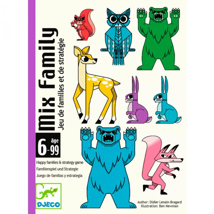 Joc de cartes mix family
