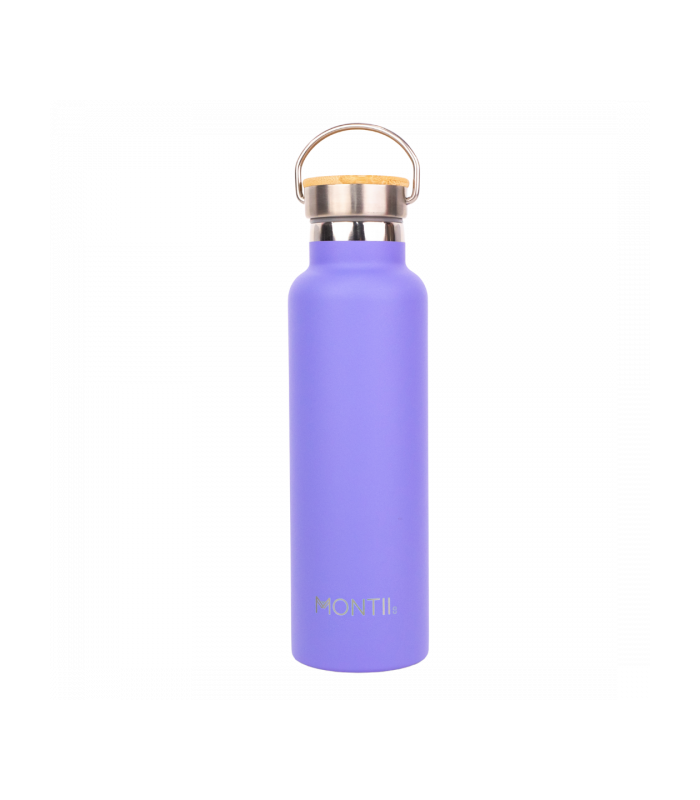 Botella termo de acero inoxidable violeta 600ml