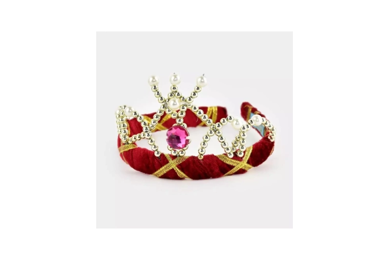 Diadema Tiara Vellut Roig
