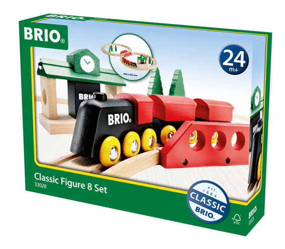 Set de 8 figures de tren tradicional Brio