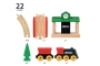Set de 8 figuras de tren tradicional
