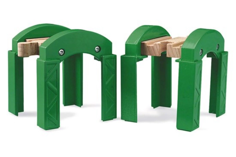 Soportes apilables para puentes