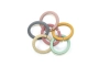 Anelles mossegadores silicona tons pastel