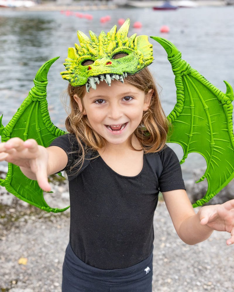 Alas de dragón verde