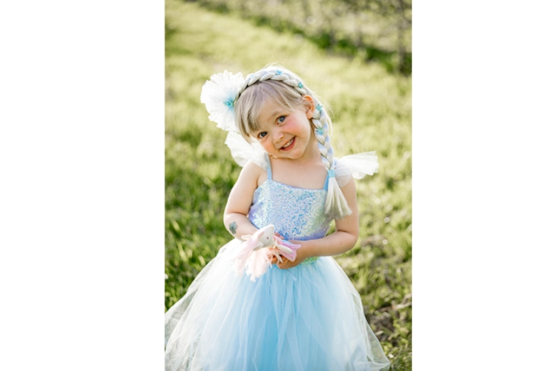 Diadema trena Princesa del gel