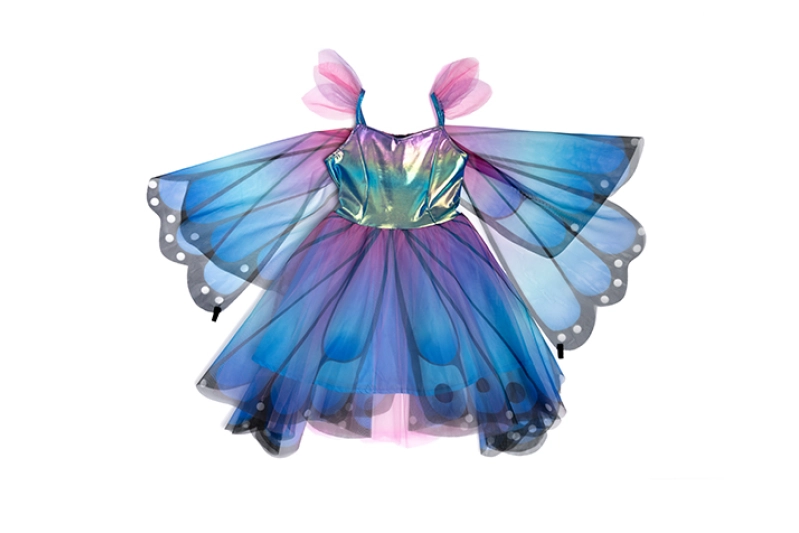 Disfressa de Papallona amb Ales Blau-Violet, T 3-4