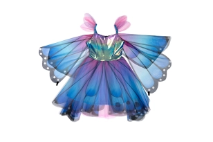 Disfressa de Papallona amb Ales Blau-Violet, T 3-4