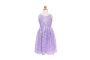 Disfraz Vestido de Lentejuelas Violeta, Talla 3-4