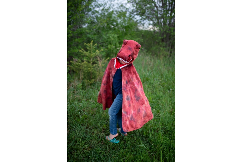 Capa roja Grandasaurus T-Rex 7-8 años