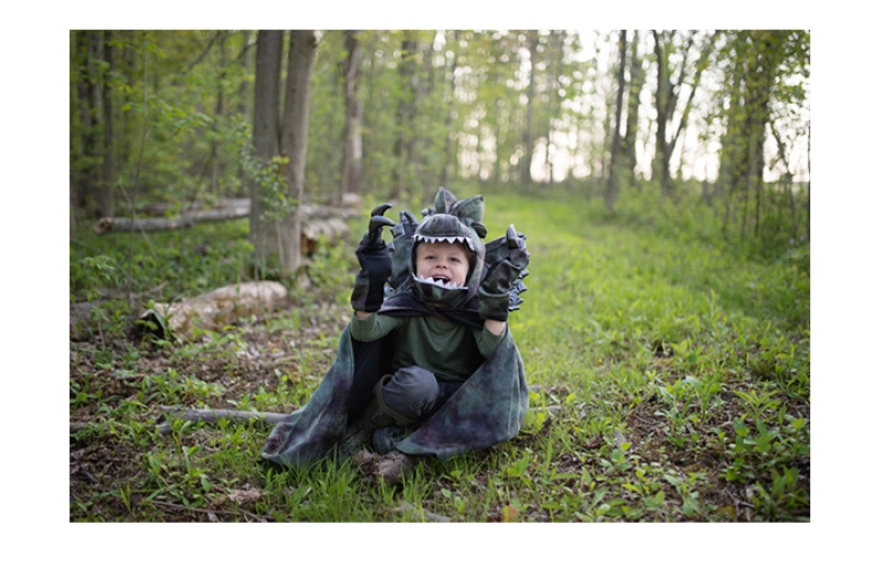 Capa Grandasaurus Dilophosaurus con Zarpas,  4-6 años