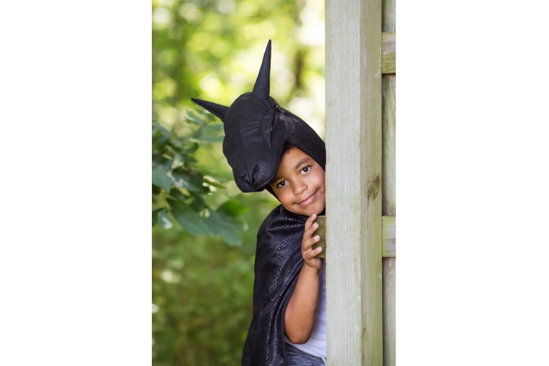 Disfraz de dragón de media noche 5-6 años