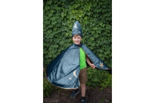 Disfressa de mag amb estrelles i llunes 7-8 anys