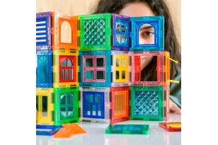 40 piezas magnéticas ventanas Imanix de Braintoys