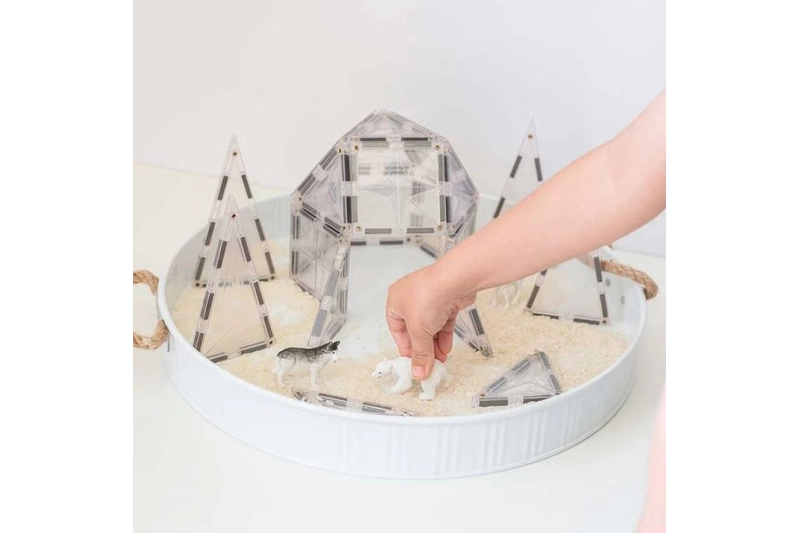 20 peces magnètiques Imanix transparents de Braint