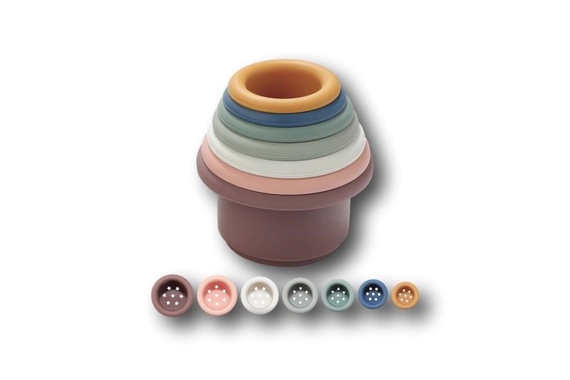 Gots apilables silicona tons pastel