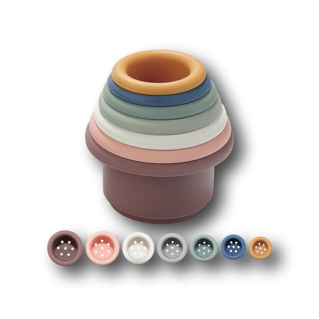 Gots apilables silicona tons pastel