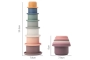 Gots apilables silicona tons pastel