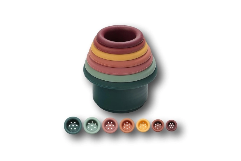 Gots apilables silicona tons terra