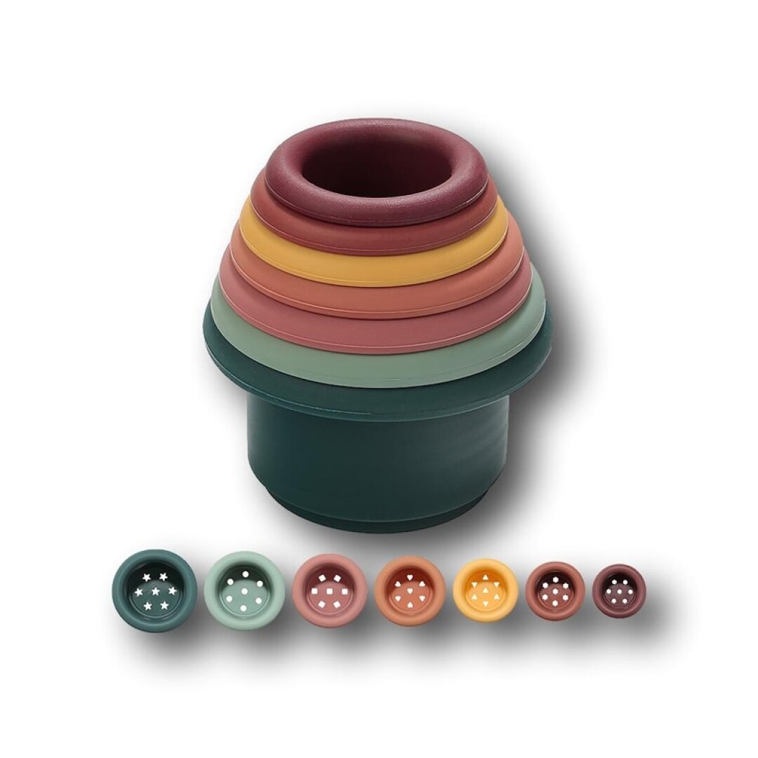 Gots apilables silicona tons terra