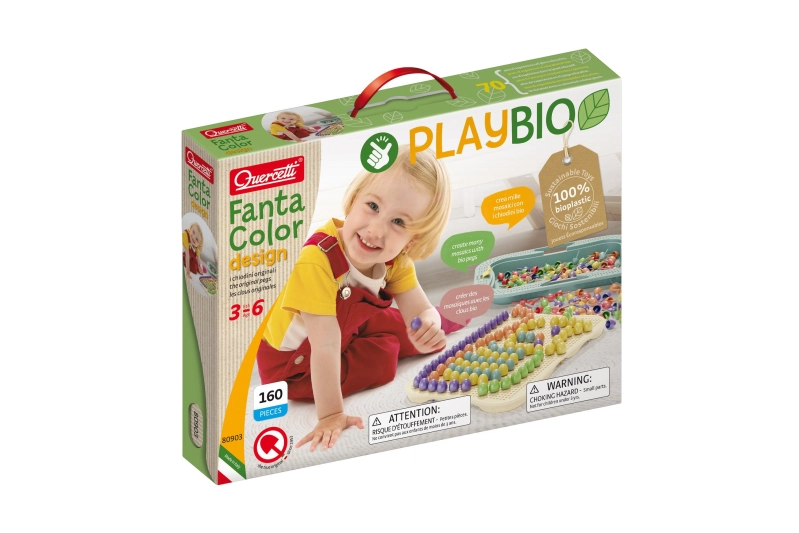 Bandeja de creación con pegs de Biolplàstico