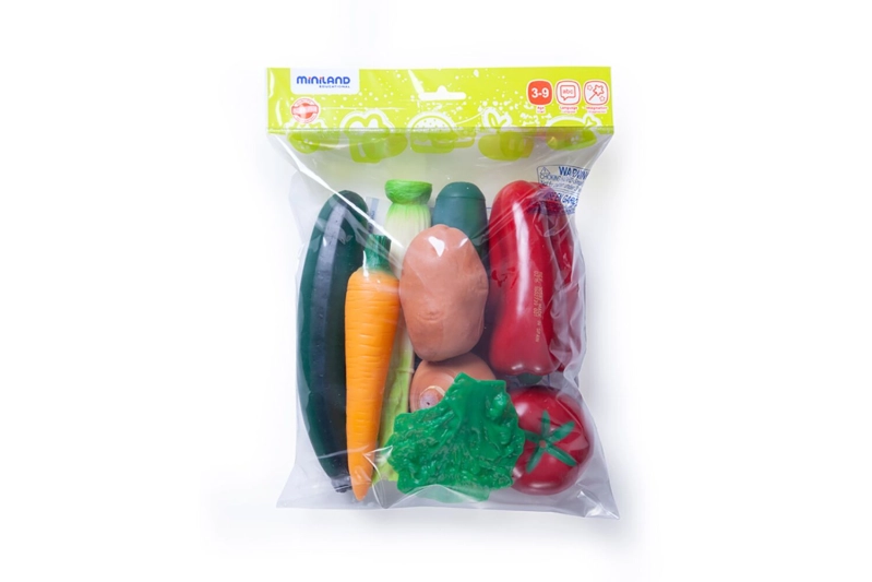 Hortalisses de joguina a escala real (11 unitats)