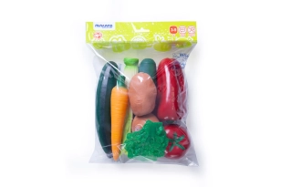 Hortalizas de juguete a escala real (11 unidades)