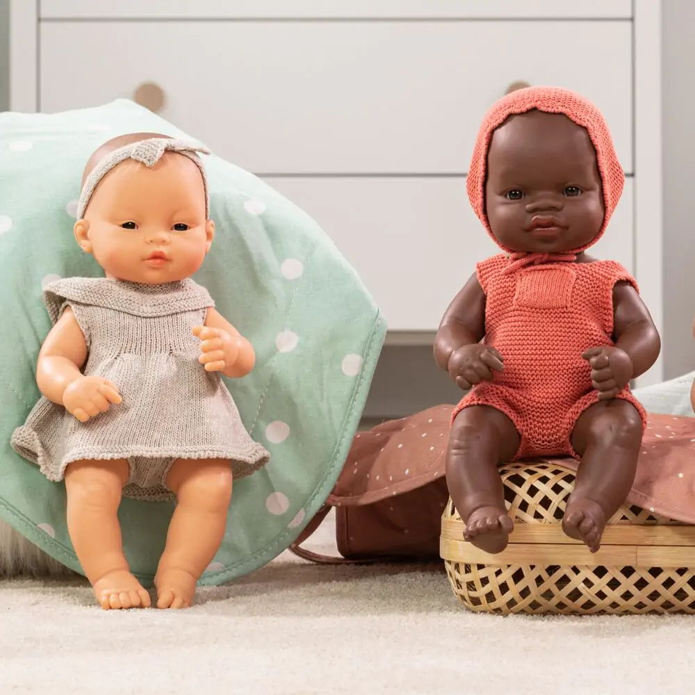 Conjunto punto vestido&diadema 32cm