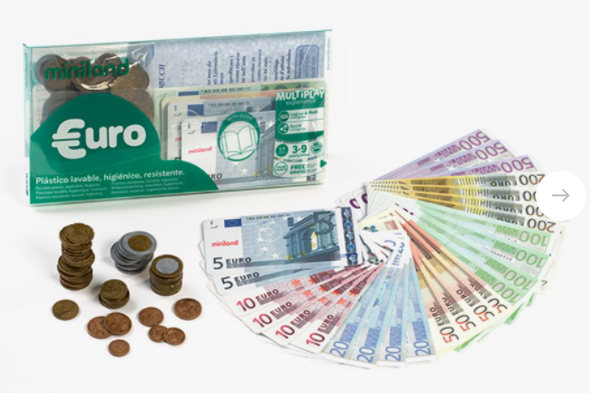 Set de diners (euros) de joguina: