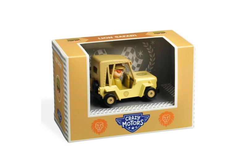Coche Lion Safari Crazy Motors