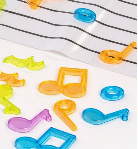 NOTES MUSICALS TRANSLÚCIDES