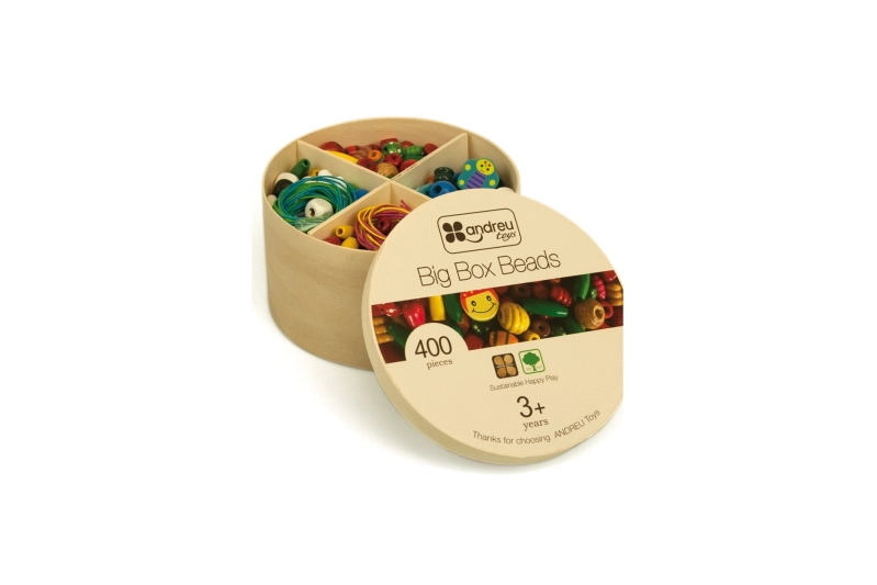 Perlas de madera (400 pz.)