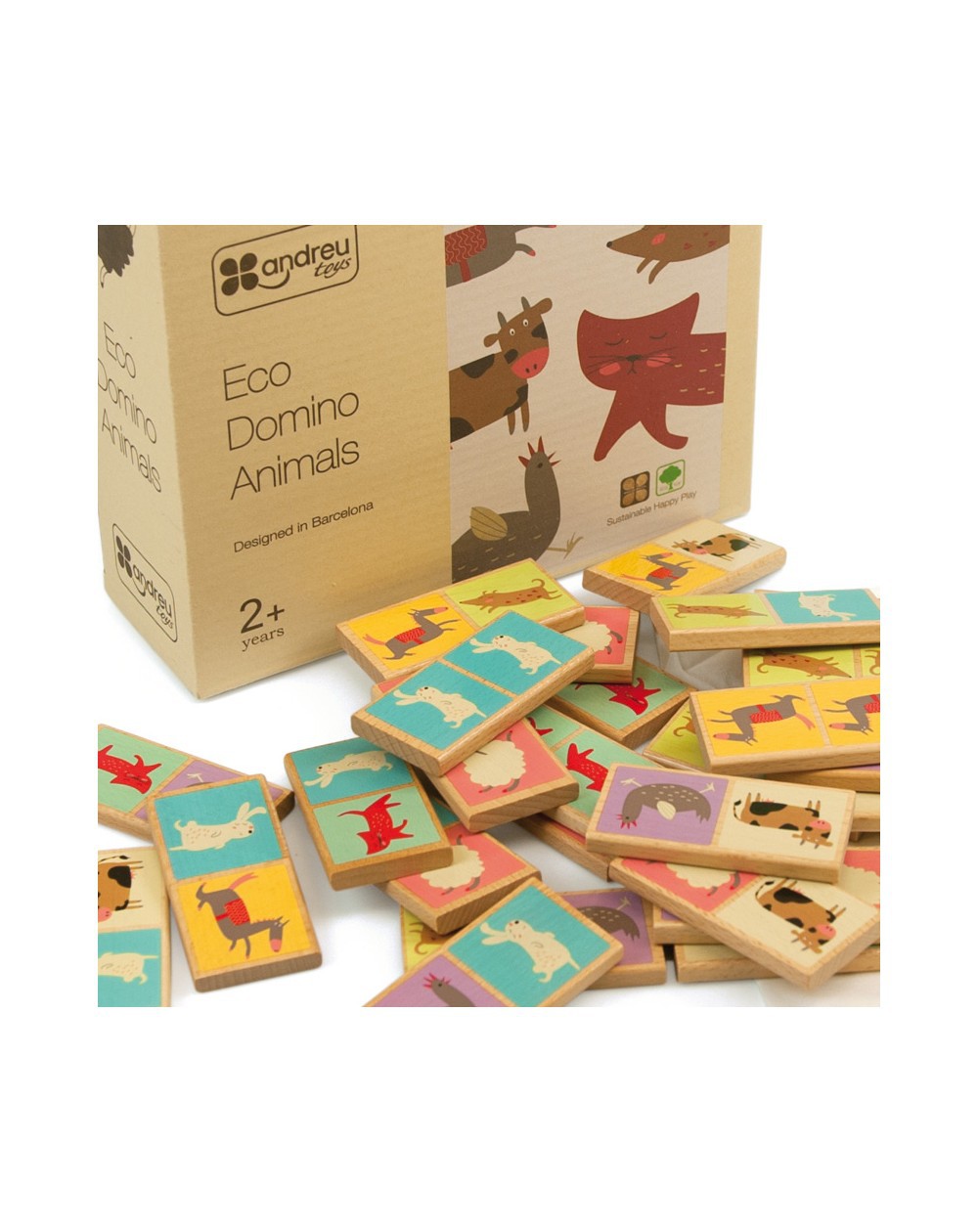 Eco domino animals