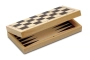 Ajedrez, Damas y Backgammon en tablero plegable
