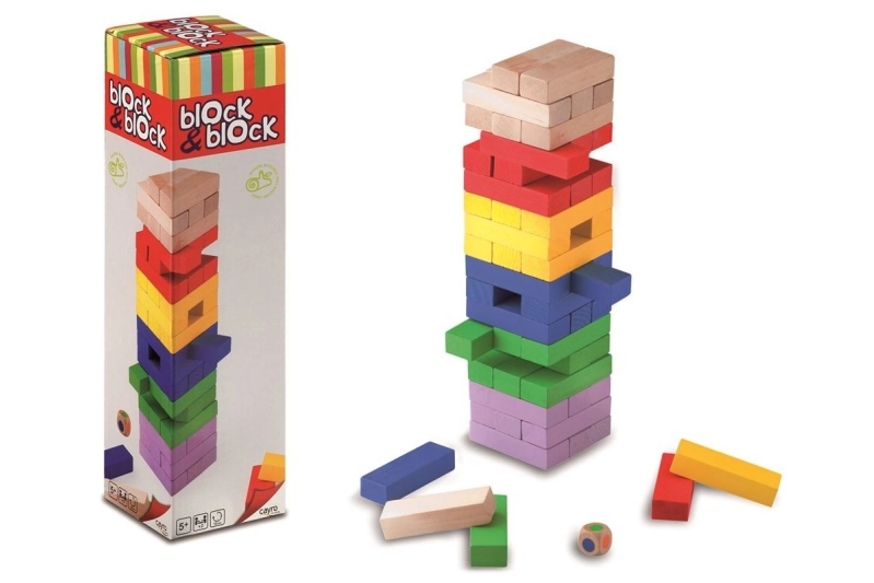 Block a Block jenga colors