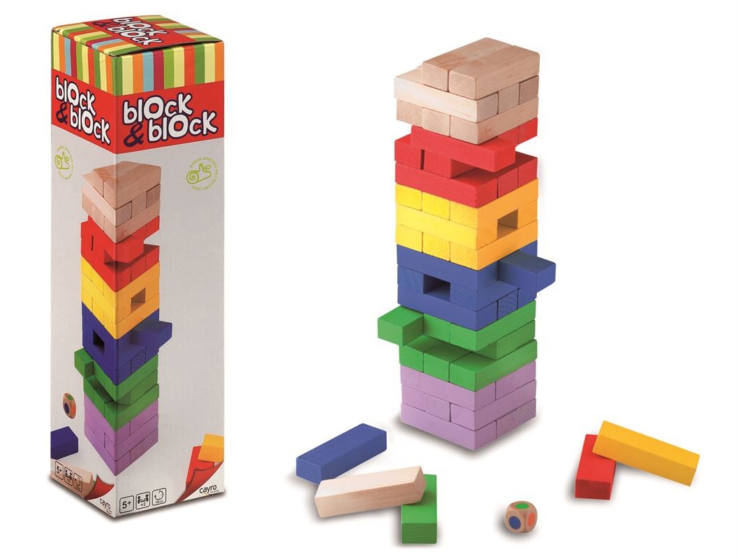 Block a Block jenga colores