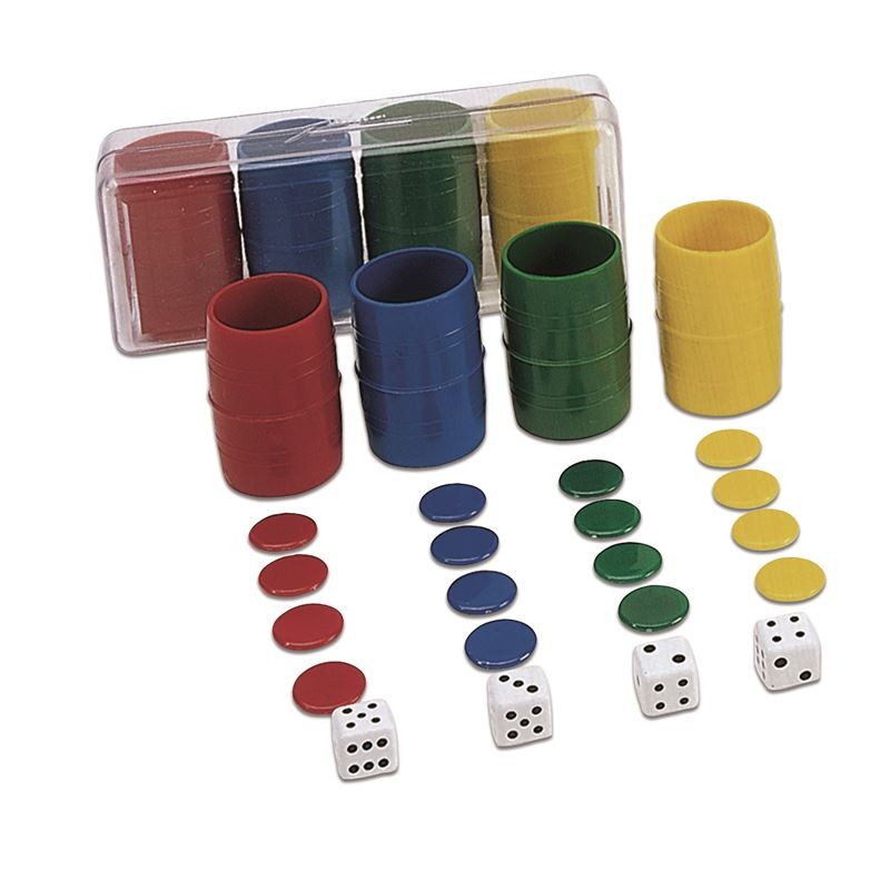 Accesorios de parchís para 4 jugadores
