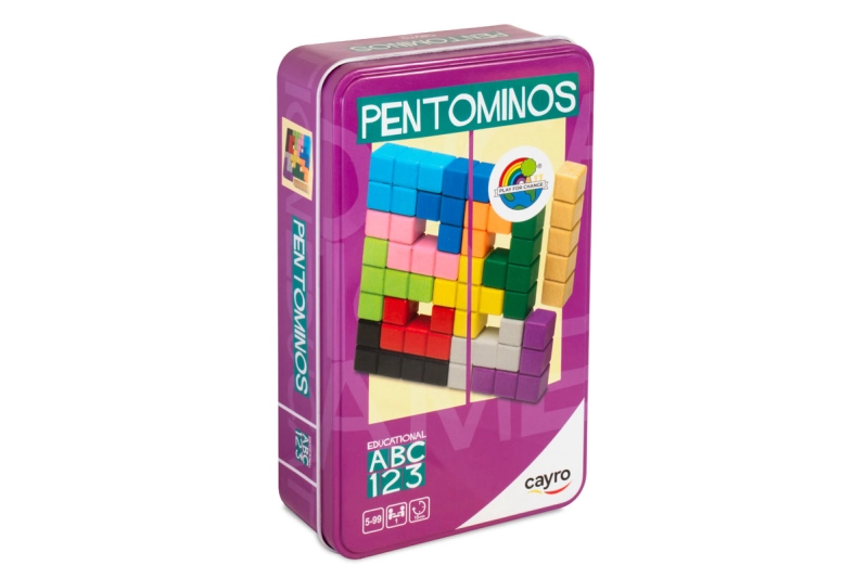 Pentomino metal box