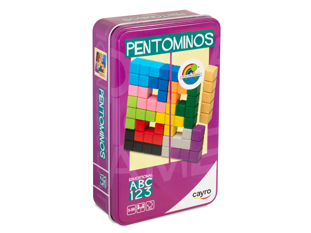 Pentominos metal box
