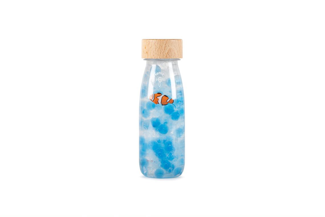 Botella sensorial sound bottle fish