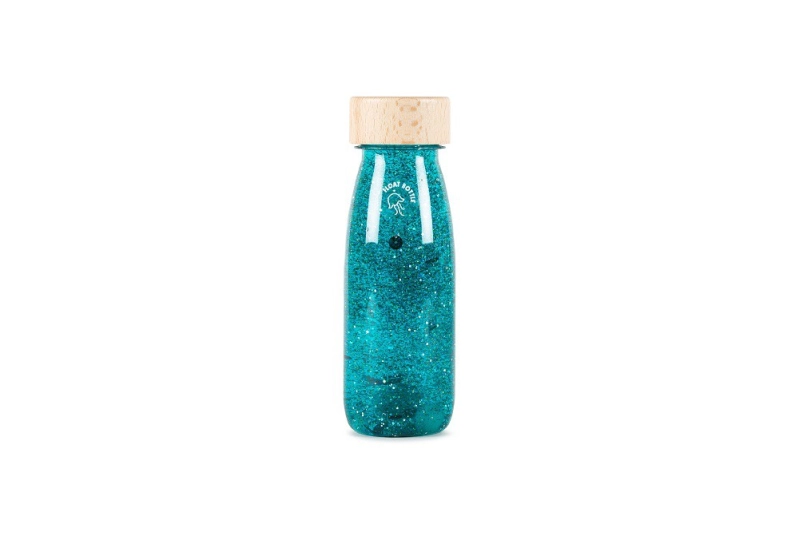 Botella sensorial float bottle turquoise